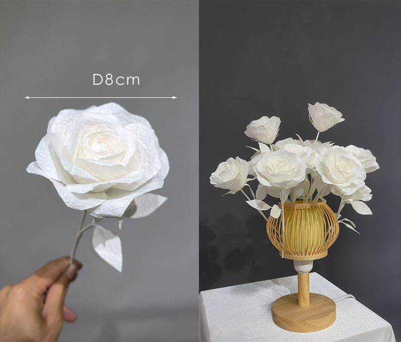 دستکاری کے لئے منی کاغذ کے پھول