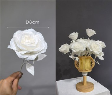 دستکاری کے لئے منی کاغذ کے پھول